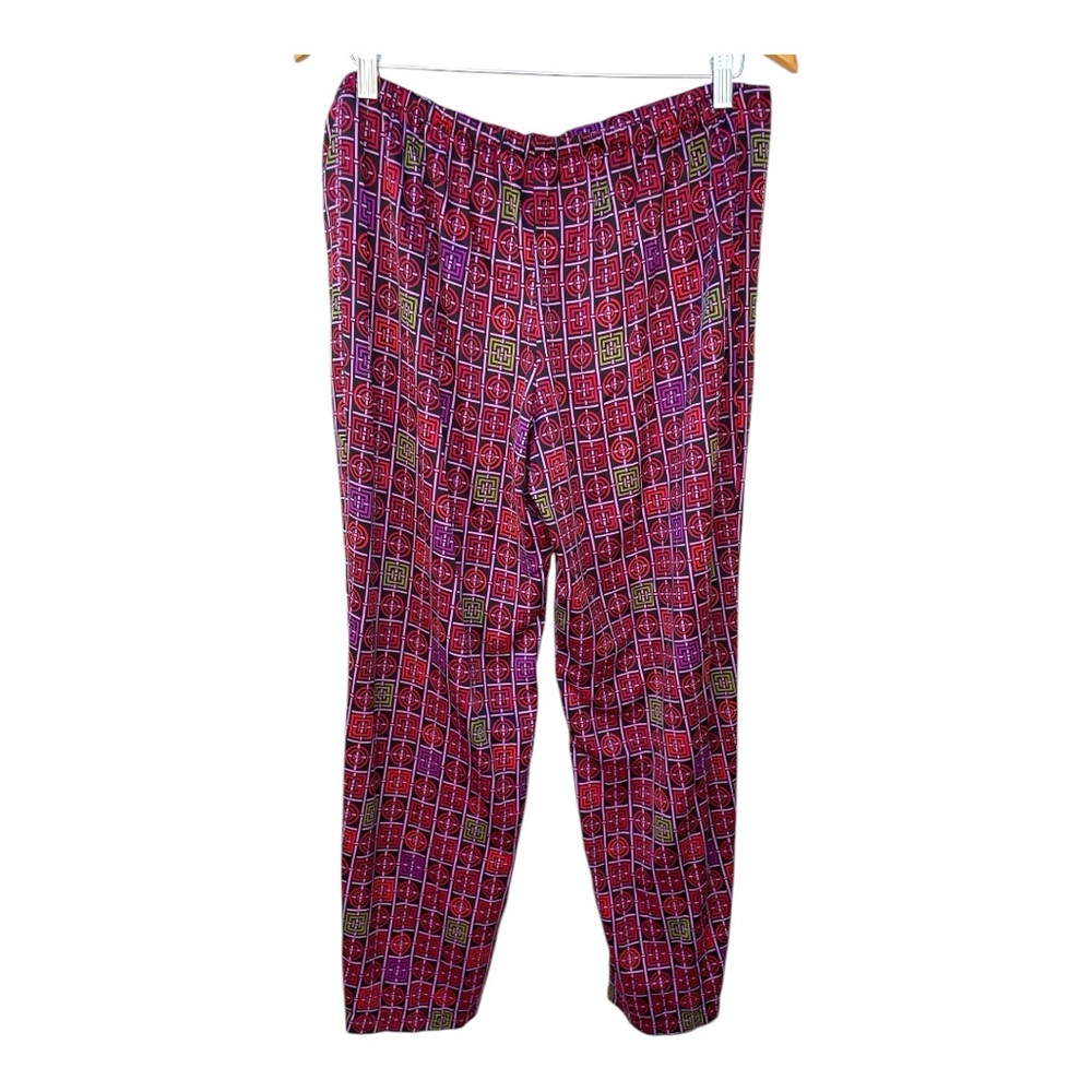 Natori Women's Infinity Printed Notch 2-piece Pajama Set Size M - Picture 9 of 11